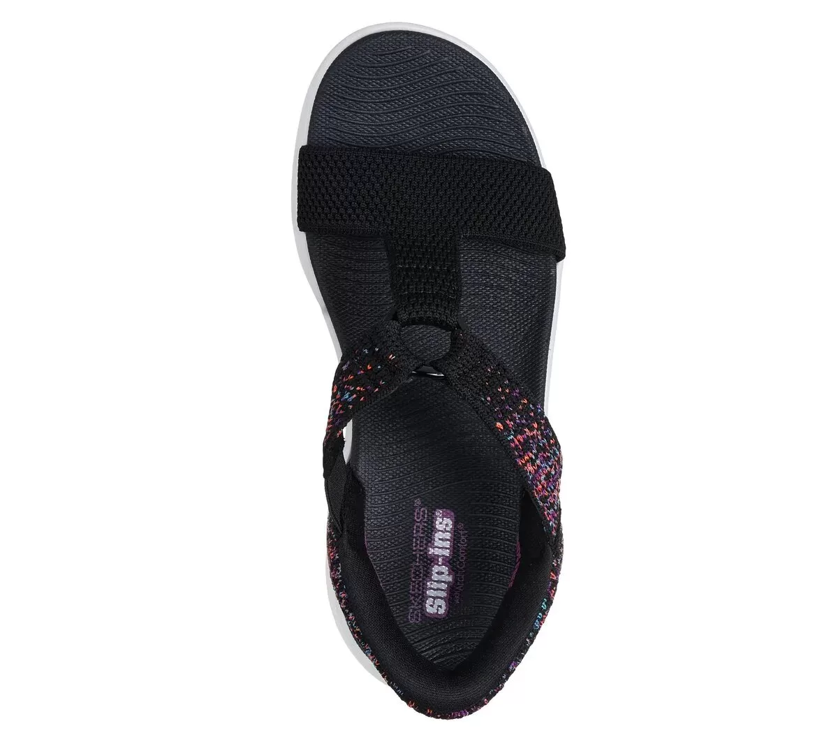 Sandalias Skechers sin cordones: GO WALK Massage Fit – Confetti Sky Sandalias Skechers sin cordones: GO WALK Massage Fit – Confetti Sky