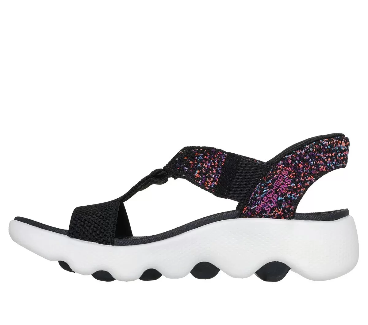 Sandalias Skechers sin cordones: GO WALK Massage Fit – Confetti Sky Sandalias Skechers sin cordones: GO WALK Massage Fit – Confetti Sky