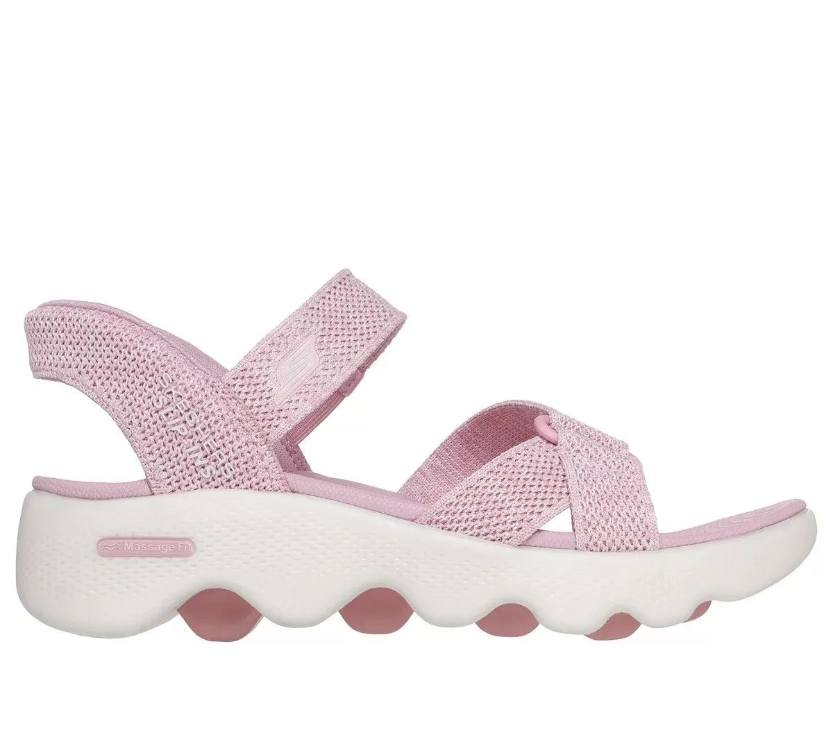 Sandalias Skechers sin cordones GO WALK Massage Fit – Jaspeado Sandalias Skechers sin cordones GO WALK Massage Fit – Jaspeado