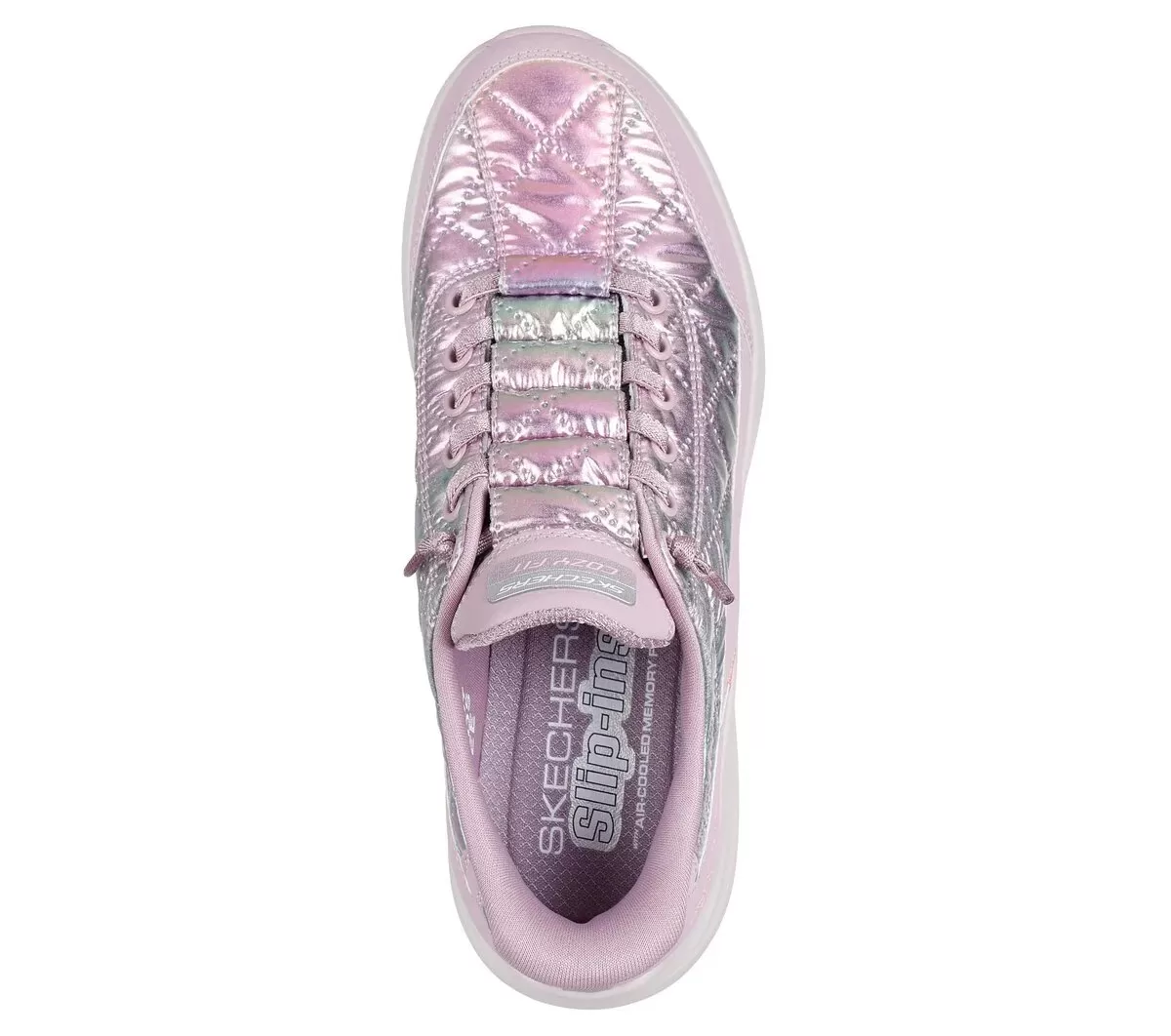 Skechers Slip-ins: Contour Foam – Ajuste cómodo, color perla brillante