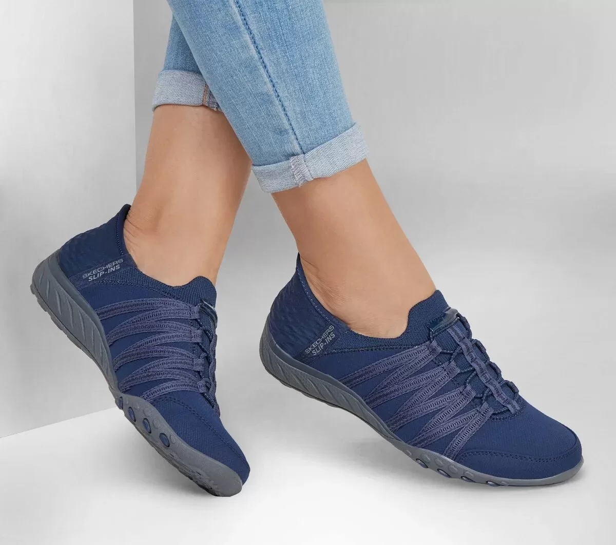 Skechers Slip-ins Relaxed Fit: Respira con facilidad y rueda conmigo