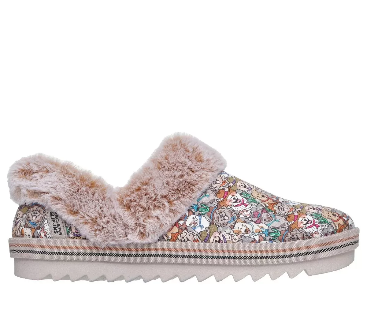 Zapatillas sin cordones Skechers: BOBS Cozy Kiss – Doggy Derby Zapatillas sin cordones Skechers: BOBS Cozy Kiss – Doggy Derby