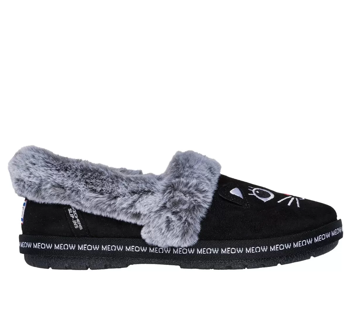 Zapatillas sin cordones Skechers: BOBS Too Cozy – Meow PJ’s
