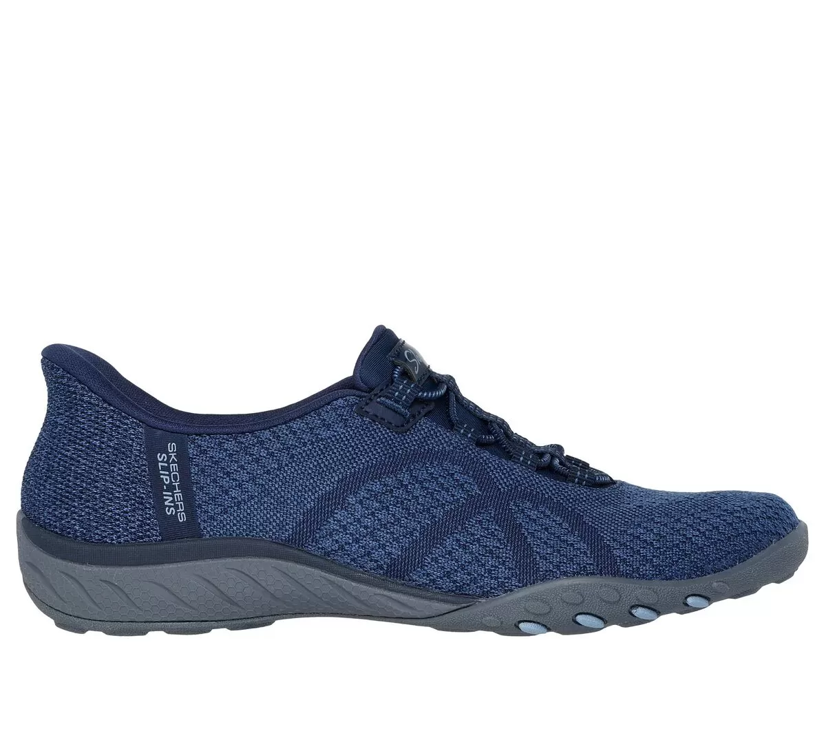 Zapatillas sin cordones Skechers: Breathe-Easy – Knitty Waves
