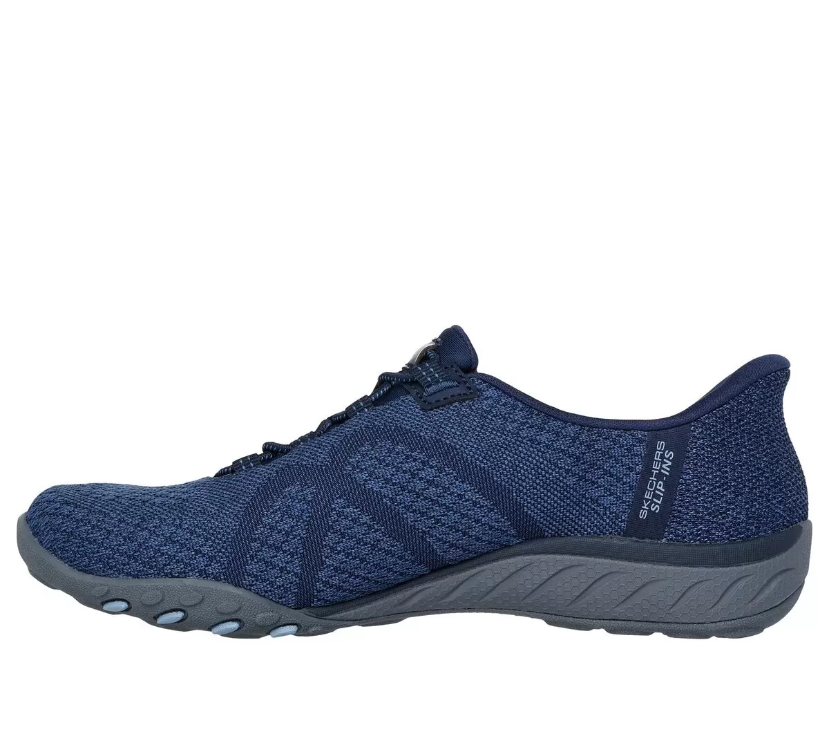 Zapatillas sin cordones Skechers: Breathe-Easy – Knitty Waves Zapatillas sin cordones Skechers: Breathe-Easy – Knitty Waves