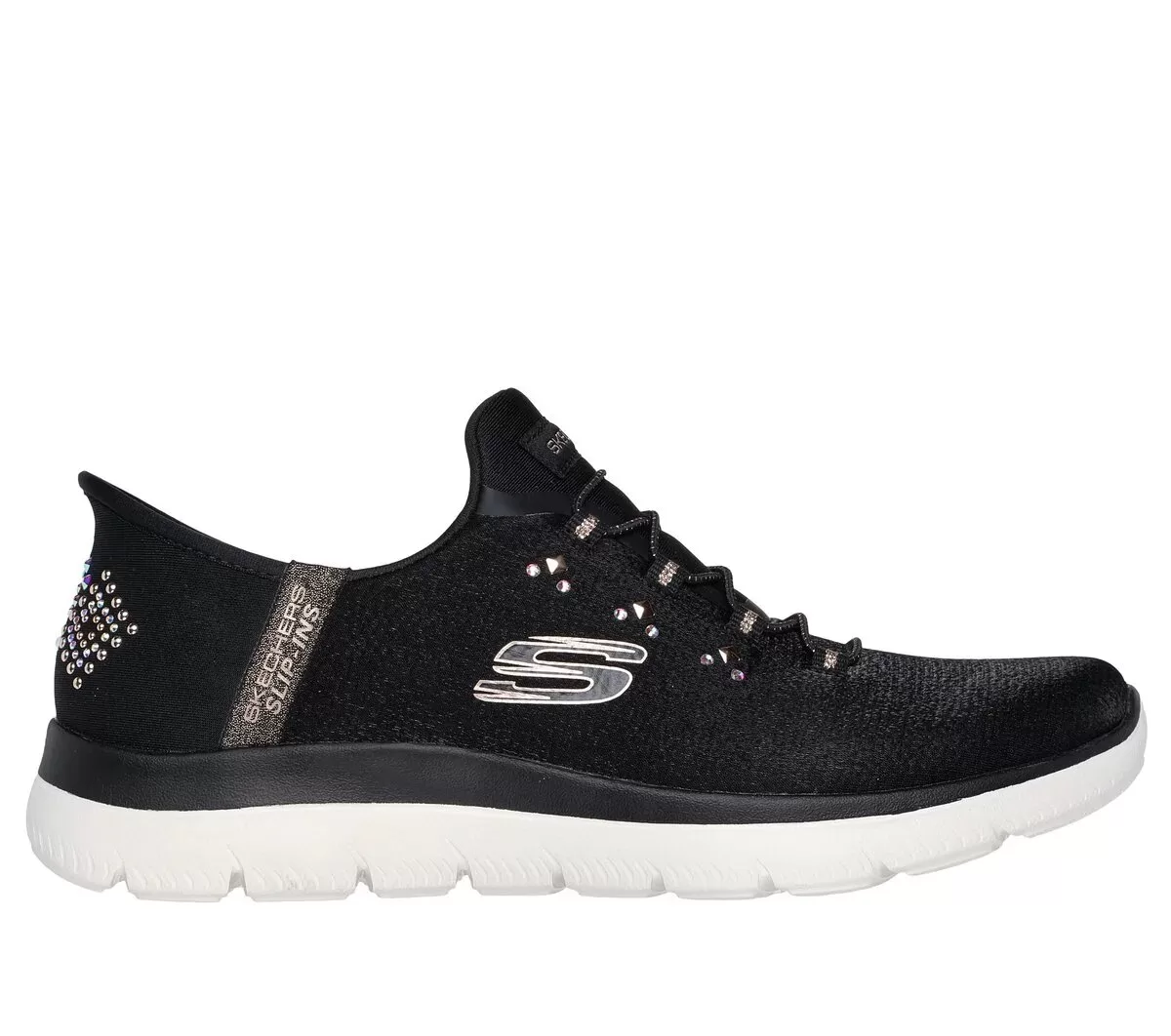 Zapatillas sin cordones Skechers Summits – Diamante brillante